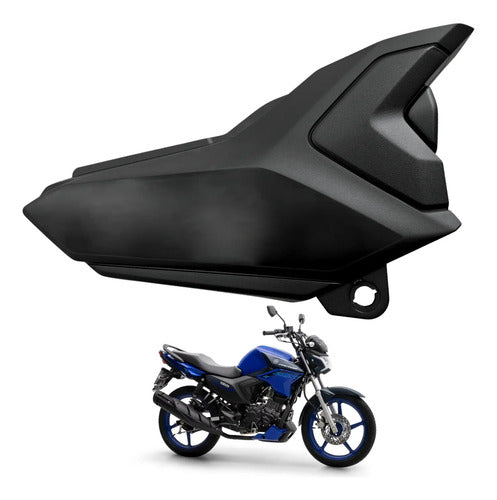 Tampa Lateral Direita Yamaha Factor Dx 150 2025 Preto