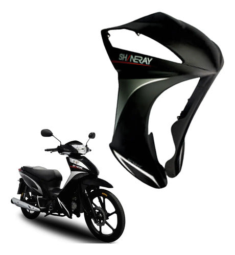 Carenagem Frontal Iron Shineray Jet 50 2010 a 2020 Preto Fosco