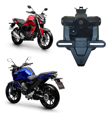Rabeta Suporte de Placa Yamaha Fazer Fz15 150 2023 a 2025