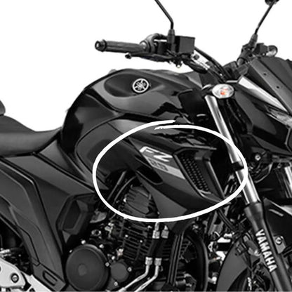 Guia de Ar Aba do Tanque Esquerda Yamaha Fazer Fz25 250 2020 a 2024 Preto Brilhante