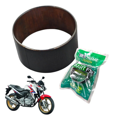 Bucha Deslizante Interna da Bengala Smartfox Honda Cbx 250 Twister Cb 500 Cb 300r