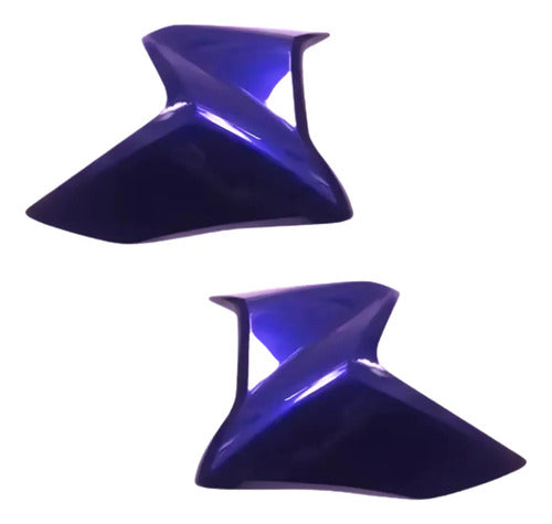 Par de Guias de Ar Abas do Tanque Paramotos Honda Cb 300r 2011 Roxo