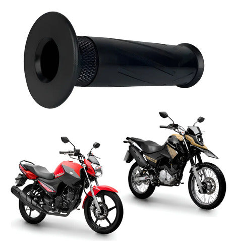 Manopla Esquerda Yamaha Factor 125 Crosser Factor Fazer 150 Preto