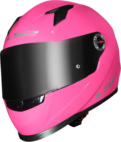 Capacete LS2 FF358 Solid Rosa Brilhante