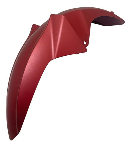 Paralama Dianteiro Yamaha Fazer 150 2014 a 2024 Vermelho Fosco