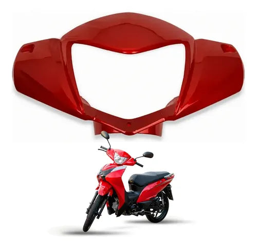Carenagem do Farol Smartfox Shineray Jet 50 2013 a 2025 Jet 125 2023 a 2025 Vermelho