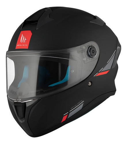 Capacete MT Helmets Targo S Solid Preto Fosco
