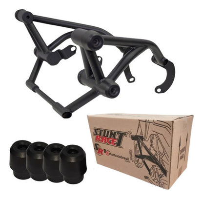 Protetor de Motor Stunt Race Cage BMW G 310 Gs 2018 em diante G 310 R 2017 em diante Preto Fosco