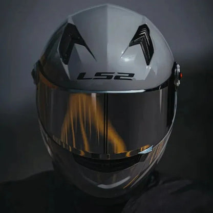 Capacete LS2 FF358 Solid Cinza Brilhante Tamanho 56/S