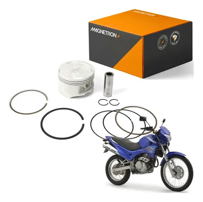 Kit Pistão com Anéis Magnetron Honda Nx 400 Falcon 1999 a 2015 0,25 mm