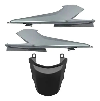 Kit Rabeta Lateral Completa Paramotos Honda Cg 160 Titan 2016 a 2024 Prata Iron Nail