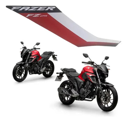 Adesivo da Tomada de Ar Direita Yamaha Fazer Fz25 250 2024 Vermelho