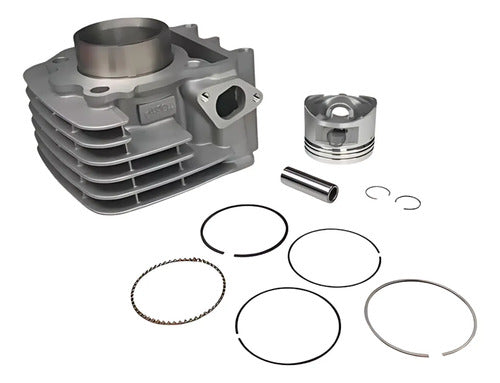 Kit Cilindro Pistão e Anéis Smartfox Yamaha Crypton 115 2009 a 2015