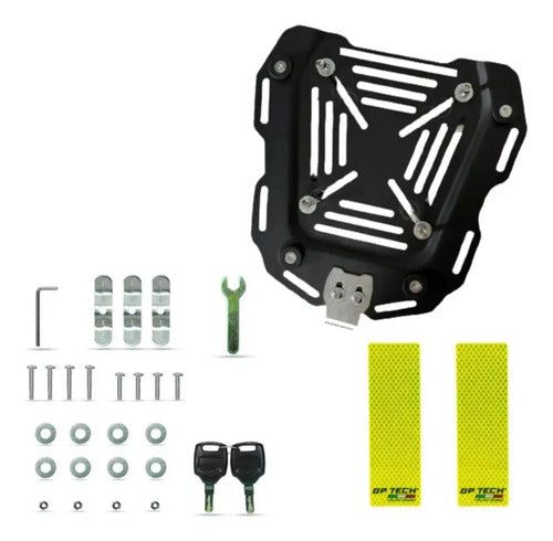 Baú Traseiro de Alumínio GP Tech M45 45 Litros