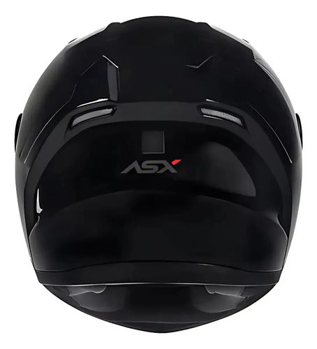 Capacete ASX City Solid Preto Grafite Brilhante