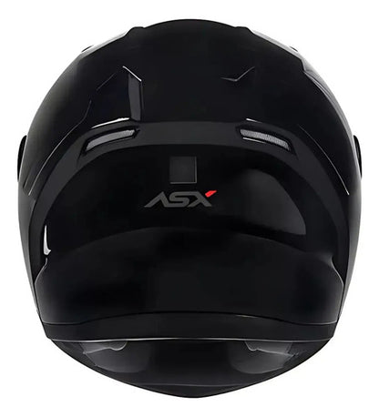 Capacete ASX City Solid Preto Grafite Brilhante