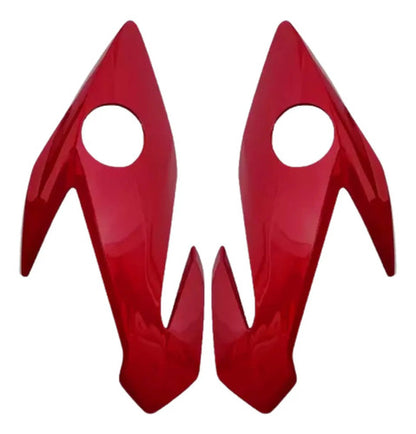 Par de Carenagens Laterais do Farol Paramotos Honda Cg 160 Titan Fan 2016 a 2021 Vermelho Maceió