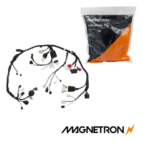 Fiação Chicote Elétrico Principal Magnetron Honda Cg 125 Titan 2000 a 2002 Partida Elétrica