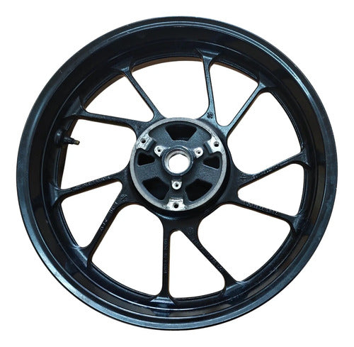 Roda Liga Leve Traseira Yamaha Fazer Fz25 250 2018 a 2025 Yzf-R15 2024 a 2025 Preto Avariada