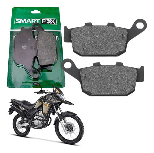 Pastilha de Freio Traseira Smartfox Honda Xre 300 Cb 600f Hornet Cb 300r Yamaha Xj6