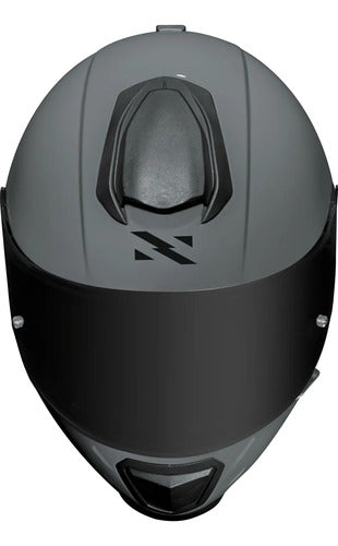 Capacete Norisk Razor Solid Cinza Brilhante