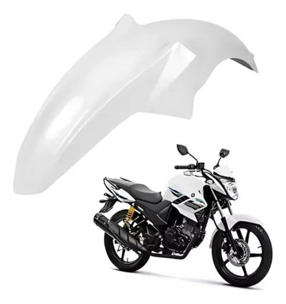 Paralama Dianteiro Paramotos Yamaha Fazer 150 2014 a 2025 Branco Metálico