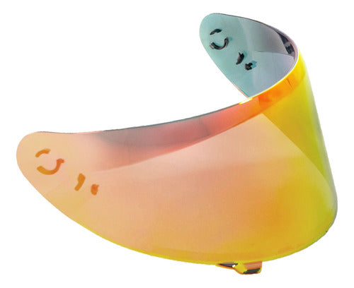 Viseira ASX V18B Eagle Draken City Revo Vermelho Claro