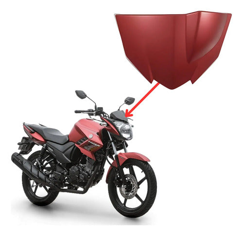 Capa do Painel Paramotos Yamaha Fazer 150 2019 a 2022 Vermelho Fosco