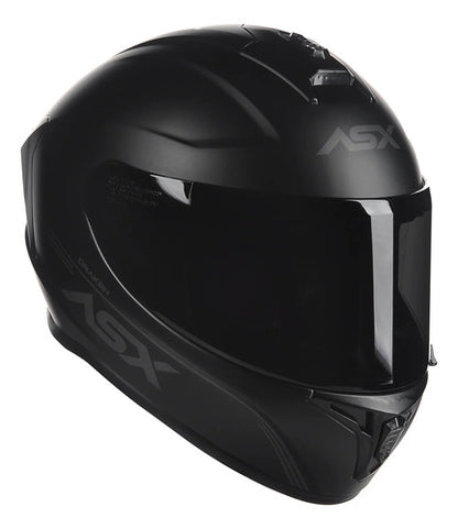 Capacete ASX Draken Solid Preto Fosco