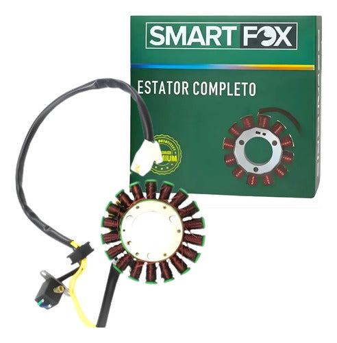Magneto Estator com Bobina de Pulso Smartfox Suzuki Burgman 125 2011 a 2015