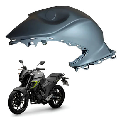 Capa do Tanque Esquerda Yamaha Fazer Fz25 250 2024 a 2025 Cinza Fosco