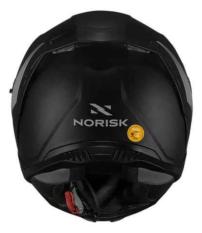Capacete Norisk Strada II Solid com Óculos Solar Interno Preto Fosco