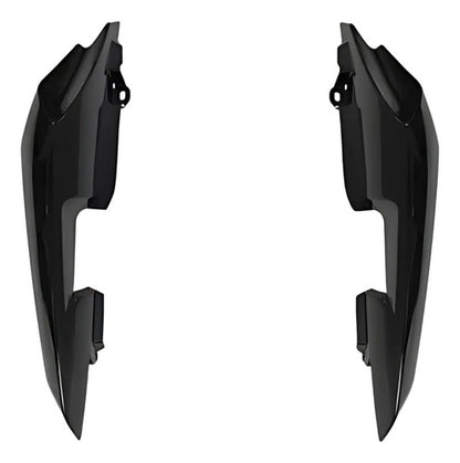 Par de Rabetas Laterais Paramotos Yamaha Factor 150 2016 a 2024 Preto Brilhante