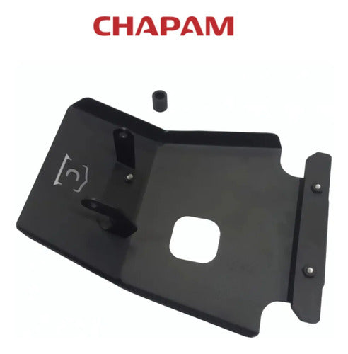 Protetor de Cárter Chapam Honda Bros 160 Xre 190 2025 em diante Preto Fosco