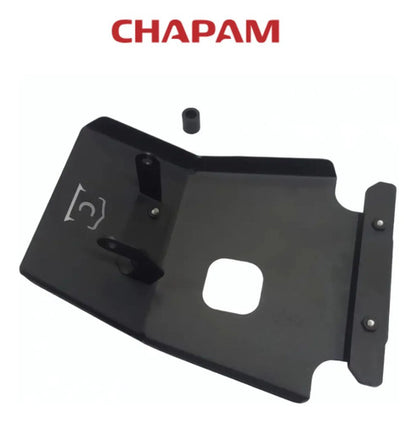 Protetor de Cárter Chapam Honda Bros 160 Xre 190 2025 em diante Preto Fosco