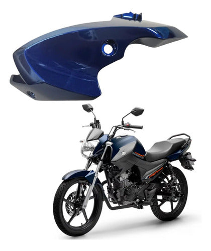 Bananinha Carenagem Lateral do Farol Esquerda Yamaha Factor 150 2024 Azul