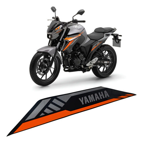 Adesivo da Tampa Lateral Esquerda Yamaha Fazer Fz25 250 2025 Cinza