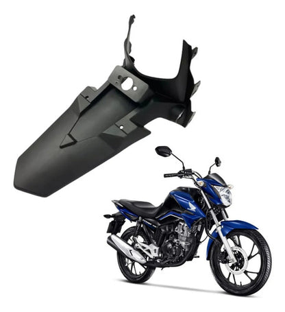 Paralama Traseiro Suporte de Placa Paramotos Honda Cg 160 Titan 2016 a 2025