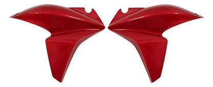 Par de Aletas Abas do Tanque Paramotos Honda Xre 300 2013 a 2015 Vermelho Pimenta