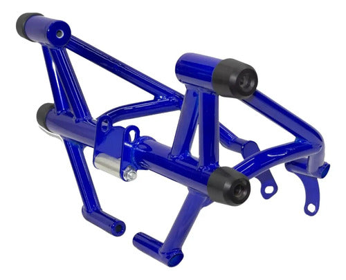 Protetor de Motor Stunt Race Street Cage Yamaha Factor 125 Fazer Factor 150 Azul