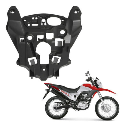 Carenagem Interna do Farol Paramotos Honda Bros 160 2015 a 2017 Preto