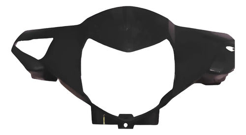 Carenagem Frontal do Farol Iron Shineray Phoenix Wuyang 50 Xy 50q 2011 a 2019 Preto