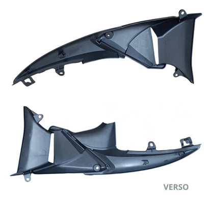 Par de Acabamentos Internos da Aba do Tanque Paramotos Honda Cb 300r 2013 em diante Preto