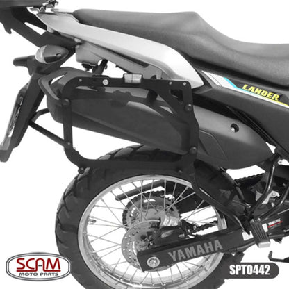 Suporte de Baú Bagageiro Lateral Scam Yamaha Lander 250 2019 a 2025
