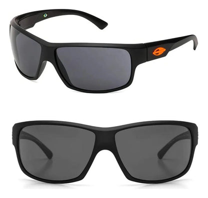 Óculos De Sol Mormaii Joaca Ii Óculos Solar Joaca Ii Laranja Esportivo Fumê Preto Fosco