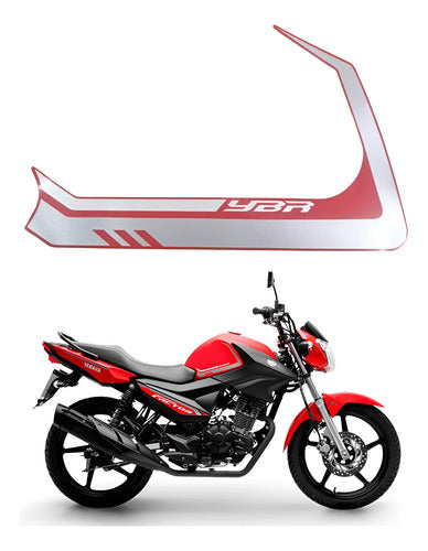 Adesivo do Tanque Direito Yamaha Factor 150 2024 Vermelho