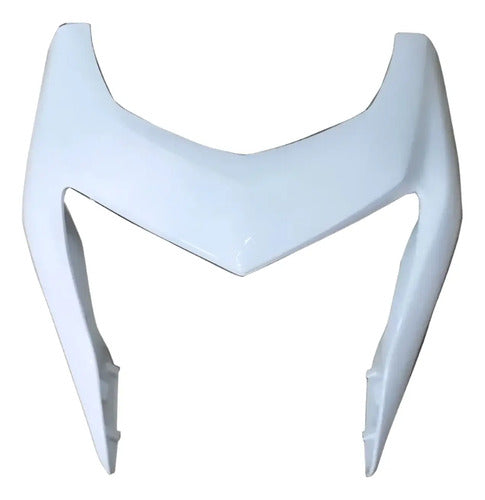 Capa do Farol Frontal Paramotos Honda Bros 160 2015 a 2021 Branco