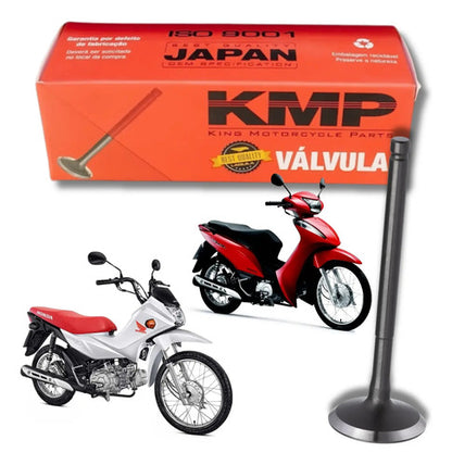 Válvula de Admissão KMP Honda Pop 110i 2016 a 2025 Biz 110i 2016 a 2024
