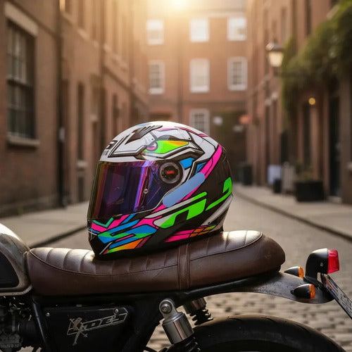 Capacete LS2 FF358 Xdron Rosa Brilhante