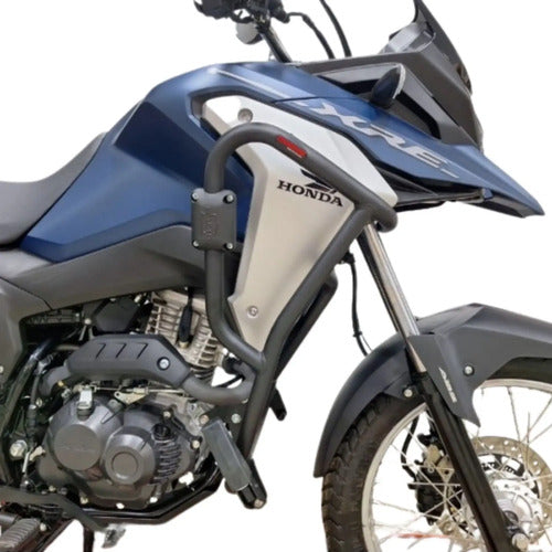 Protetor de Motor com Pedaleira Chapam Honda Xre 190 2025 em diante Preto Fosco